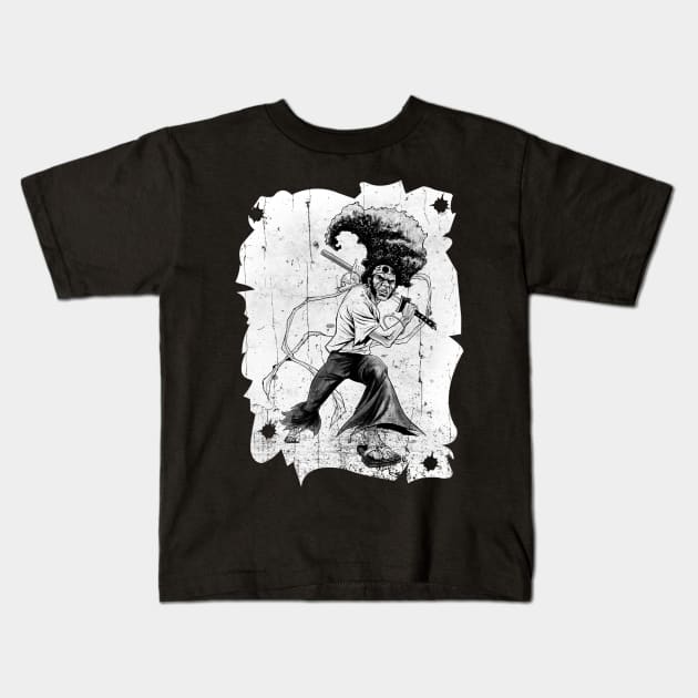 TALENTED AFRO Kids T-Shirt by opawcreate